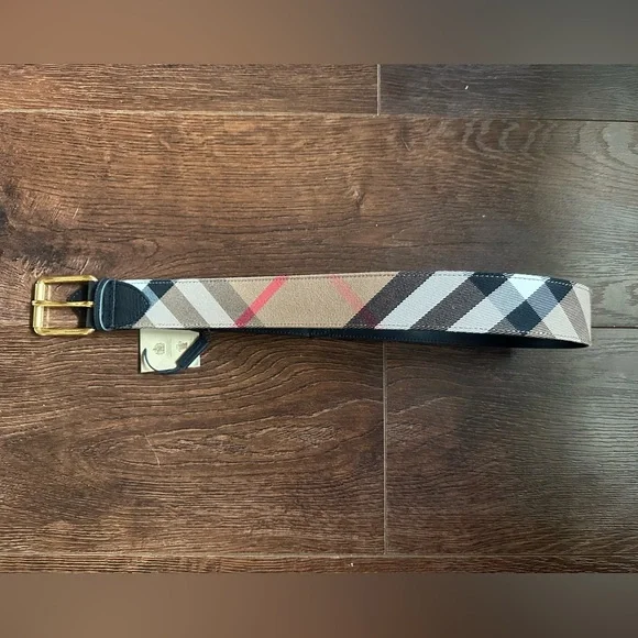 NWT Burberry Nova Check Belt - Picture 1 of 5